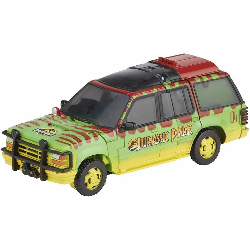 Jurassic Park x Transformers Generations Action Figures Tyrannocon Rex 18 cm & Autobot JP93 14 cm product photo