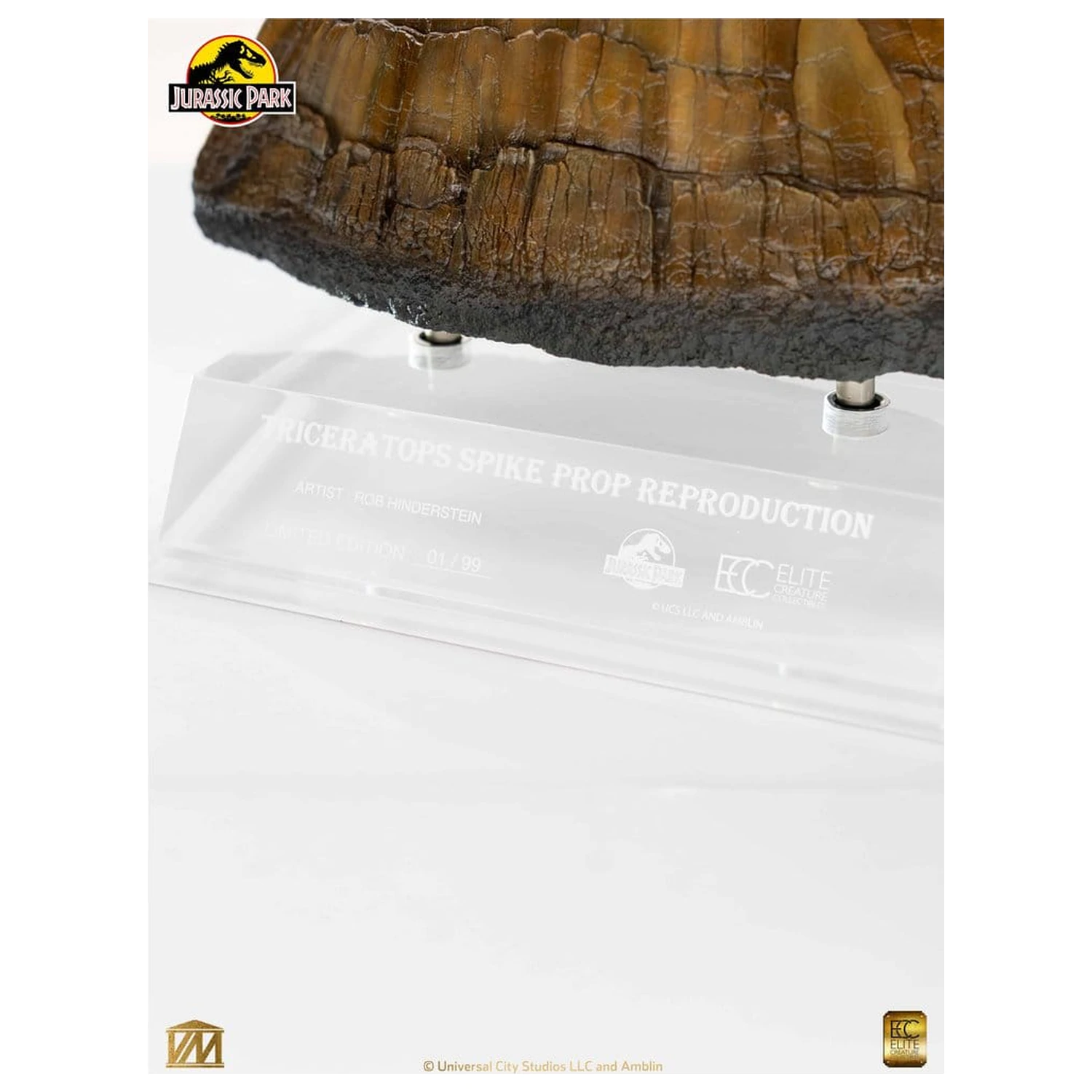 Jurassic Park Statue Triceratops Spike Prop (Reproduction) 19 cm    product photo