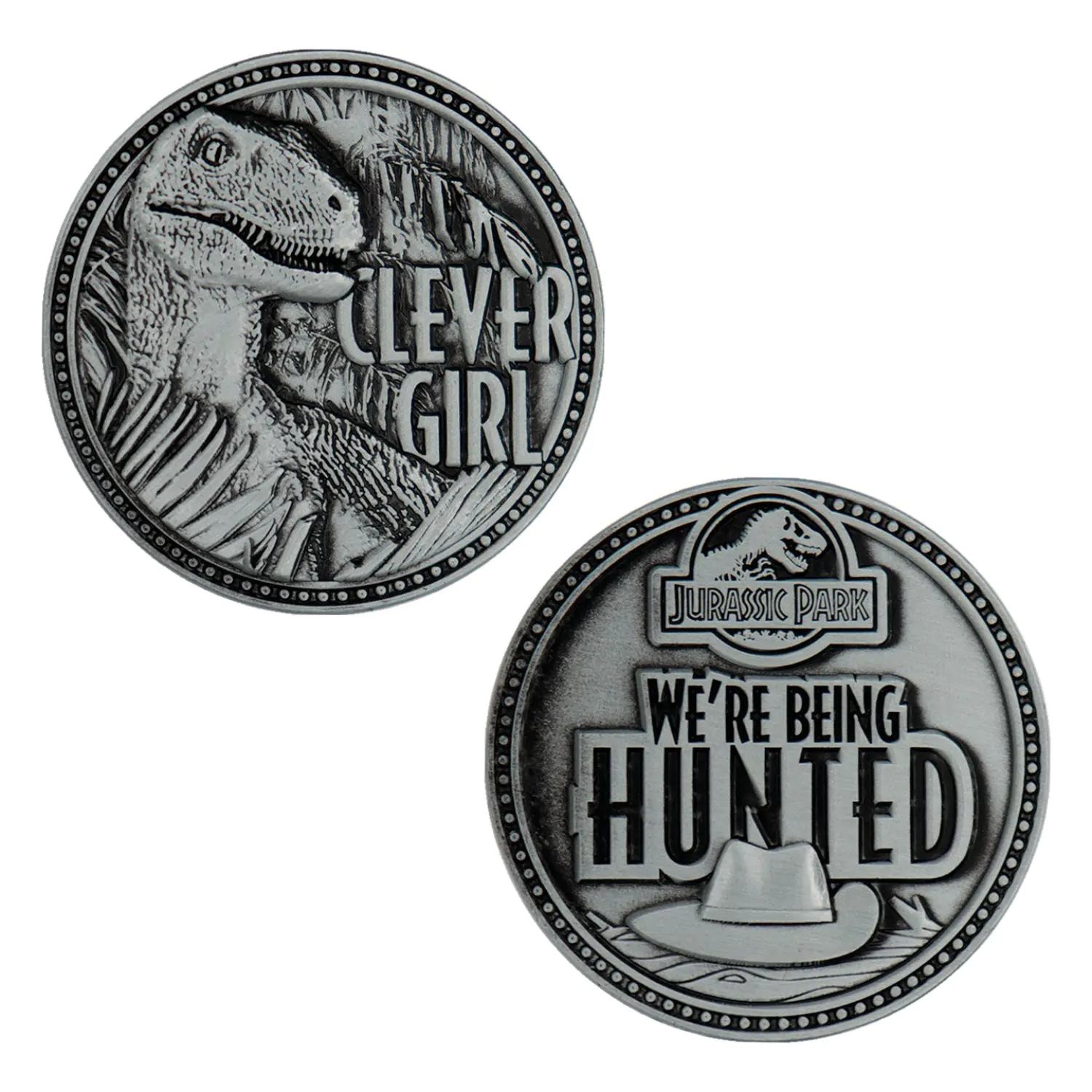 Jurassic Park Collectable Coin Velociraptor Limited Edition product photo
