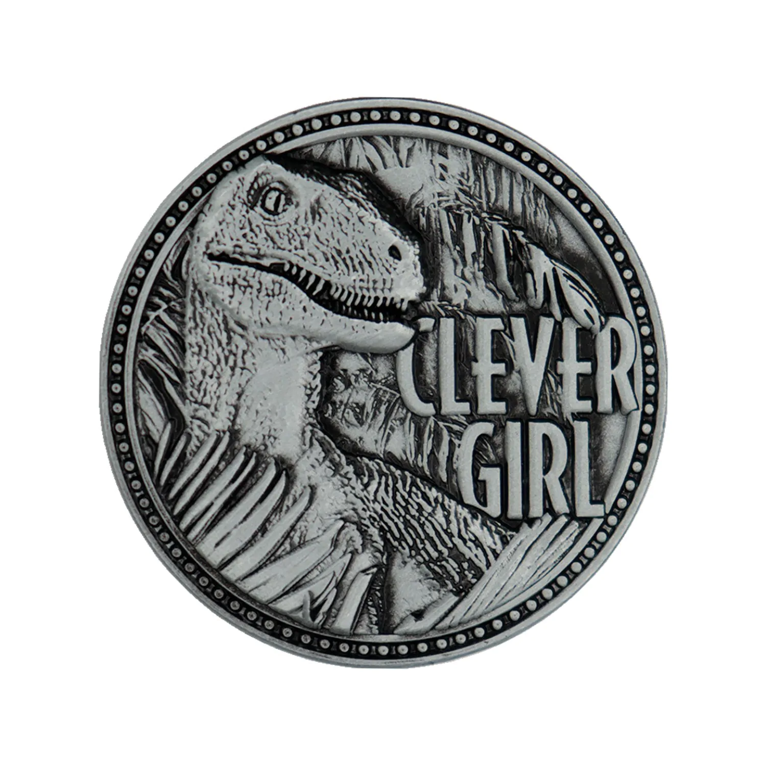 Jurassic Park Collectable Coin Velociraptor Limited Edition product photo