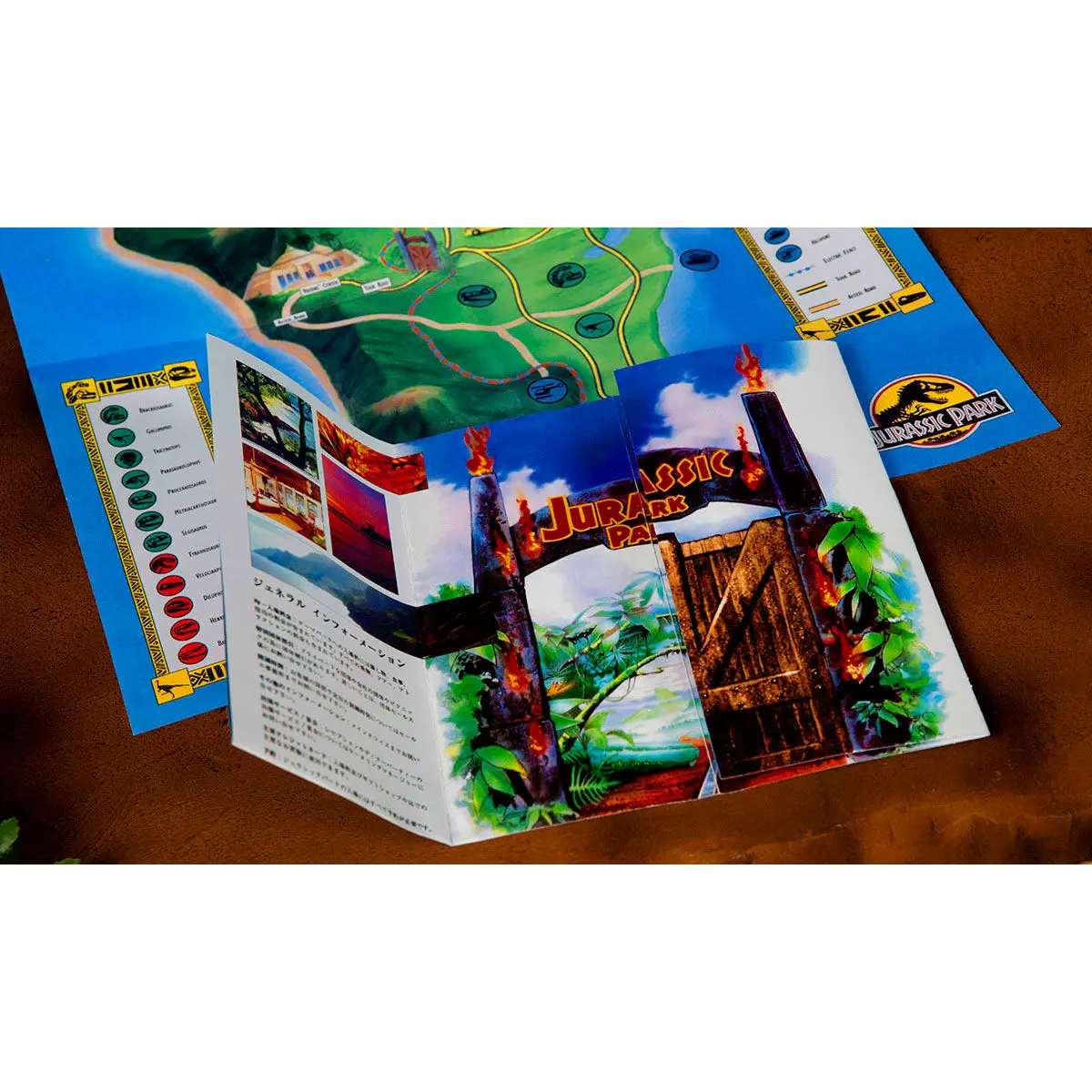 Jurassic Park Welcome Kit Amber metal box replica product photo