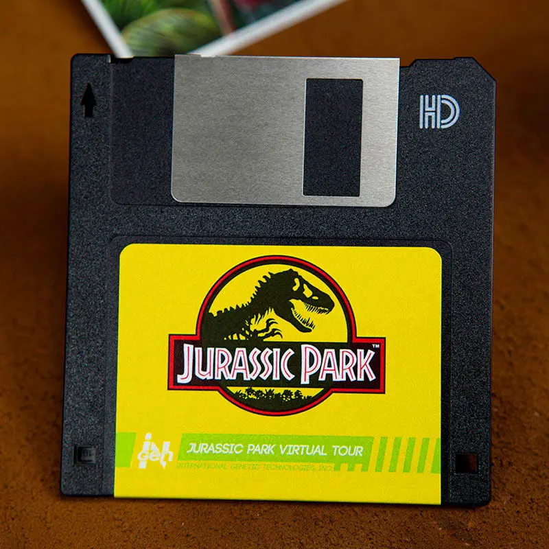 Jurassic Park Welcome Kit Amber metal box replica product photo