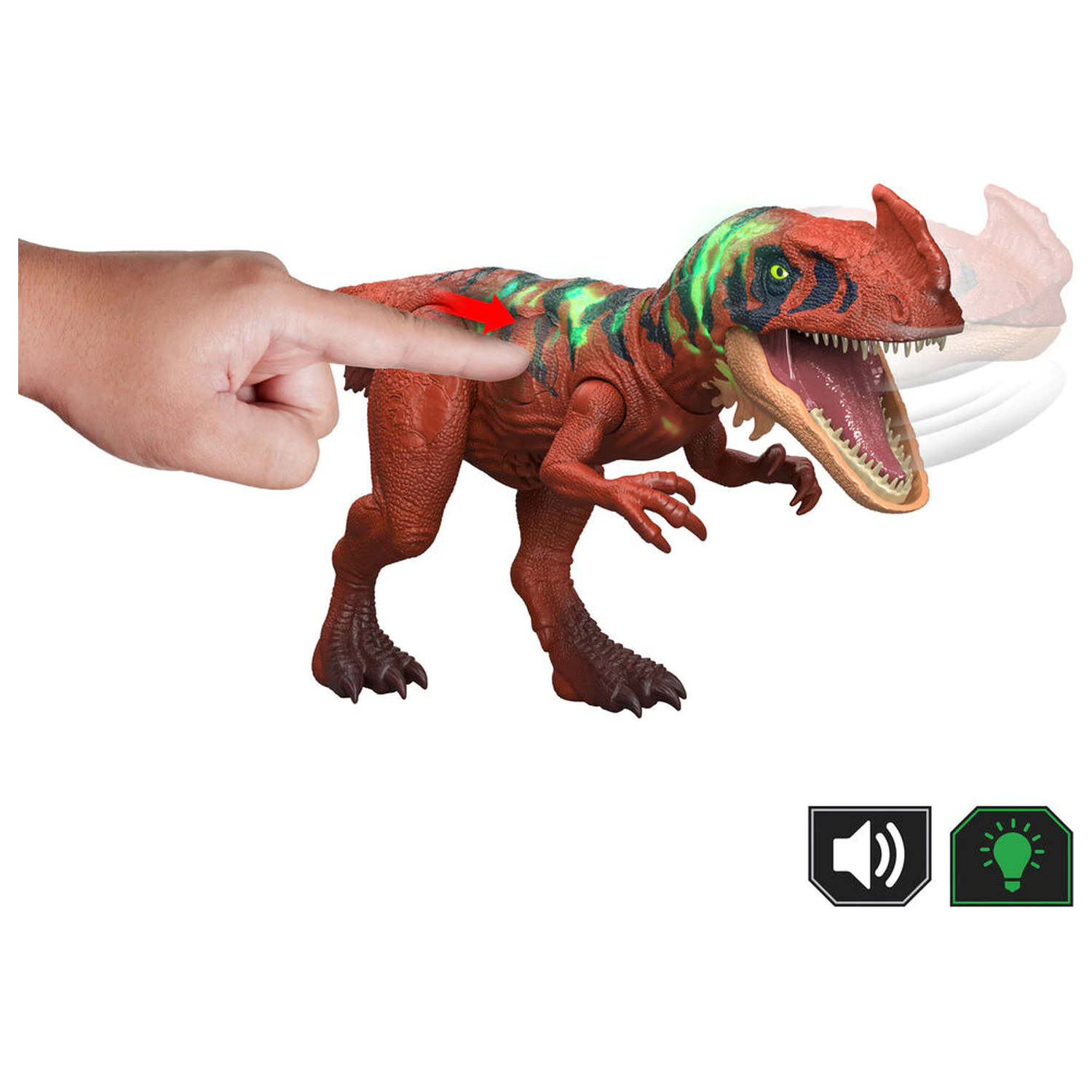 Jurassic World Afrovenator dinosaur figure product photo