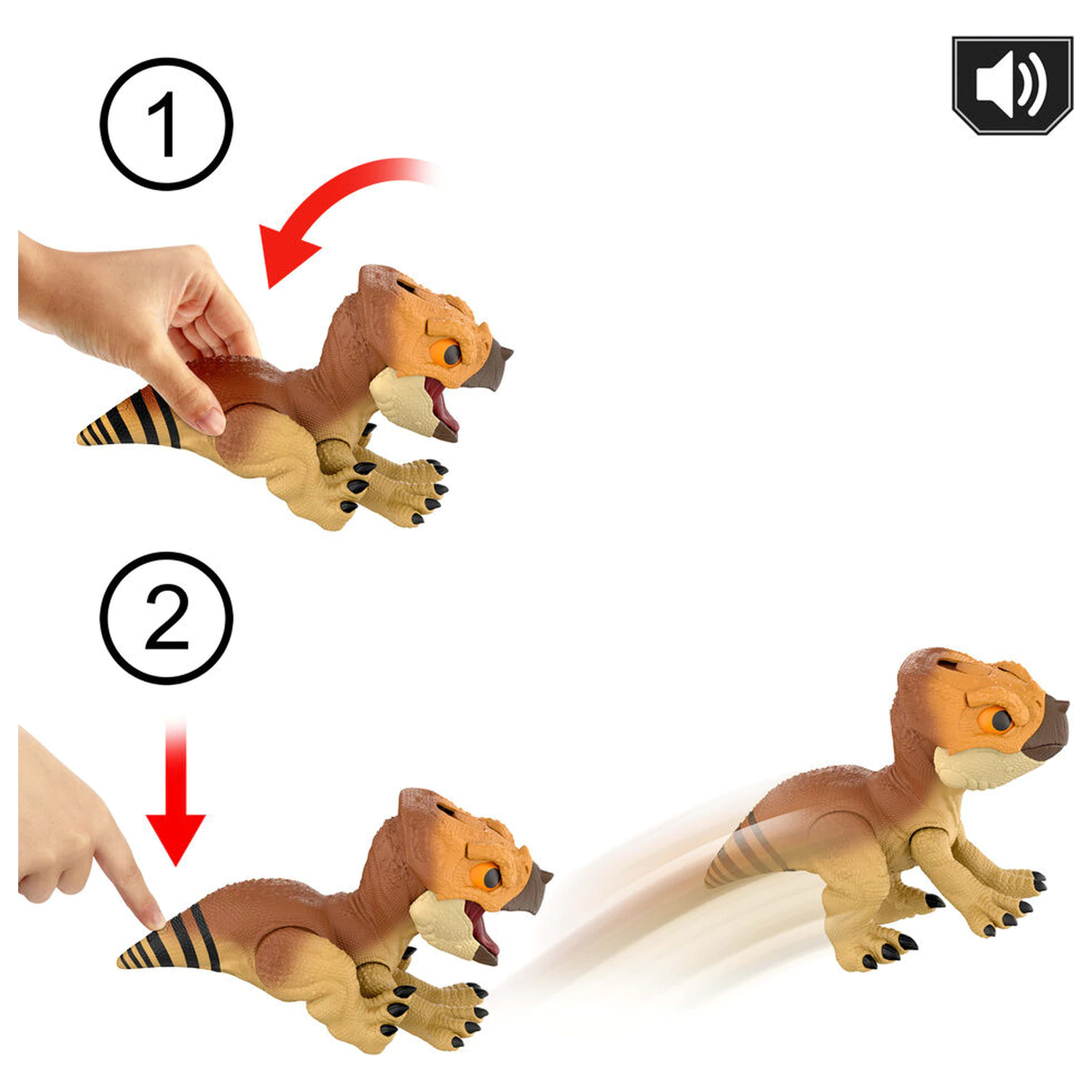 Jurassic World Aquilops interactive dinosaur product photo