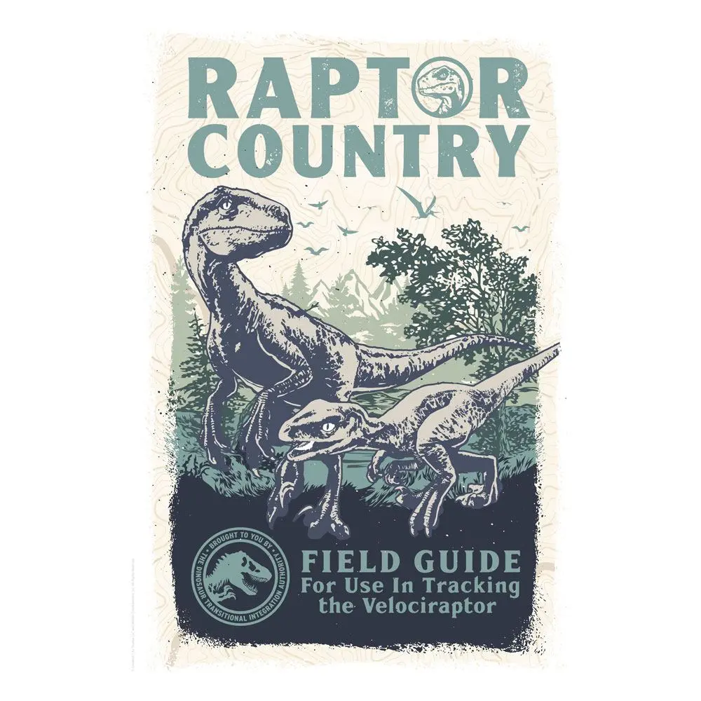 Jurassic World Art Print Raptor Country Limited Edition 42 x 30 cm product photo
