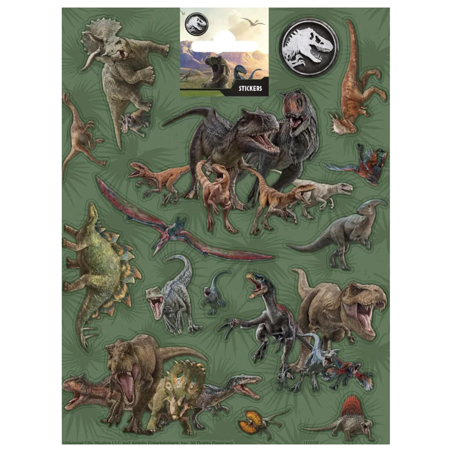 Jurassic World Attack Sticker product photo