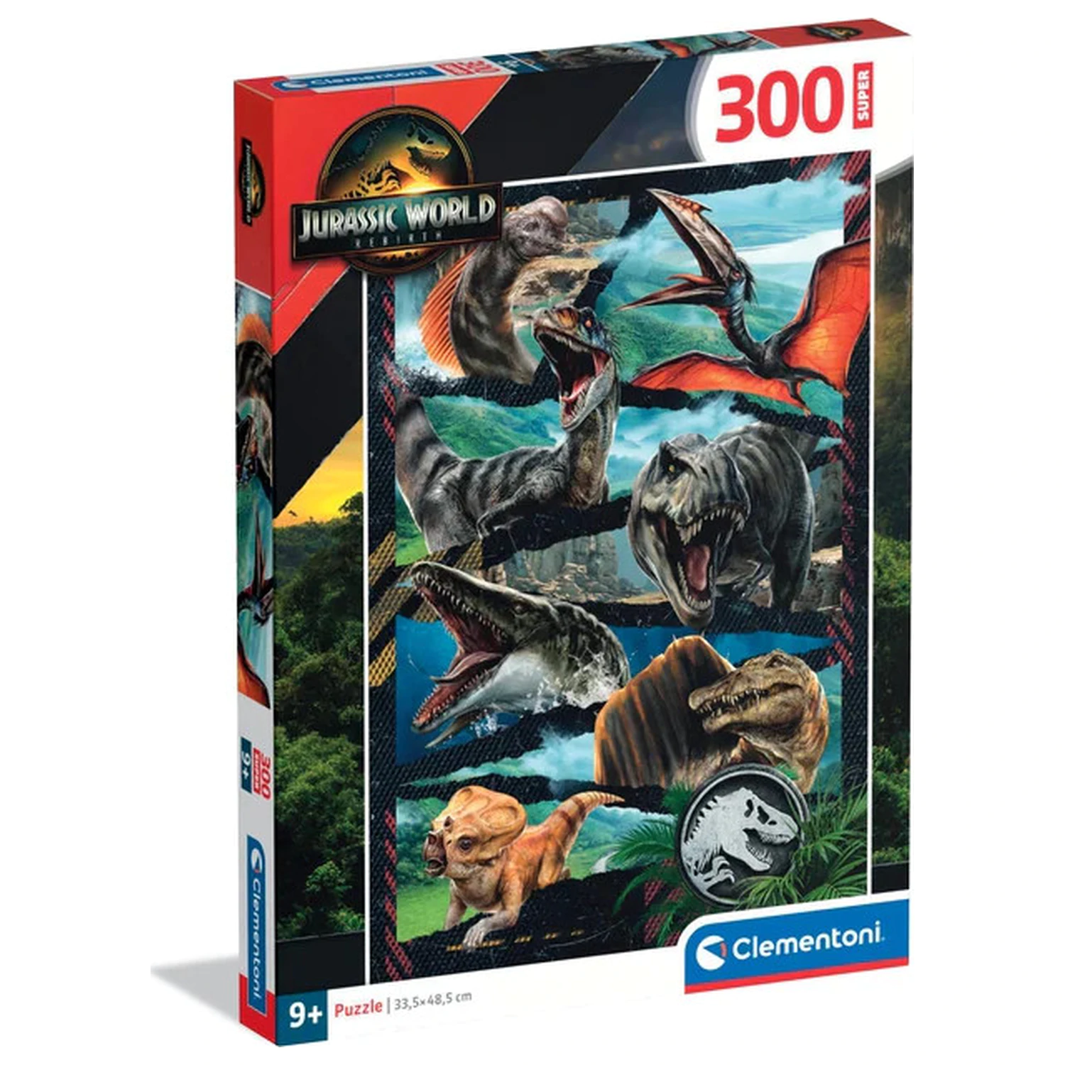 Jurassic World Battle Zone 300-piece puzzle product photo