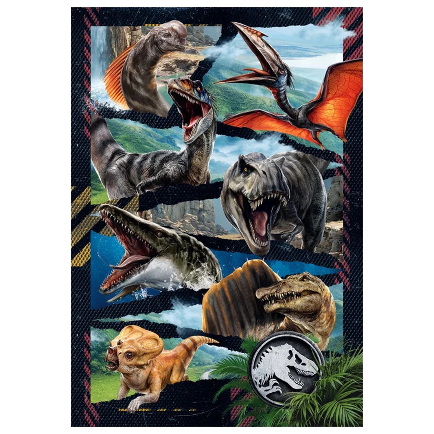 Jurassic World Battle Zone 300-piece puzzle product photo