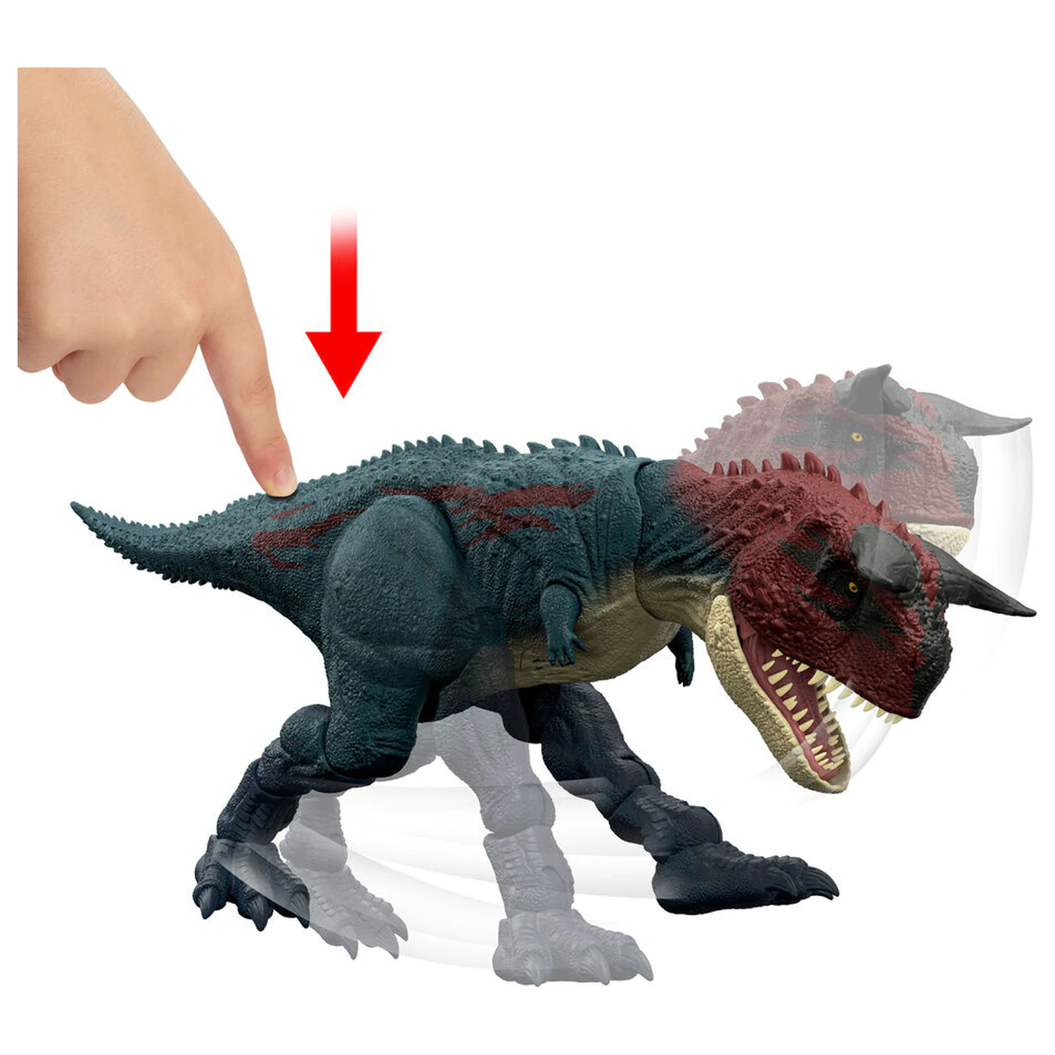 Jurassic World Carnotaurus dinosaur figure product photo