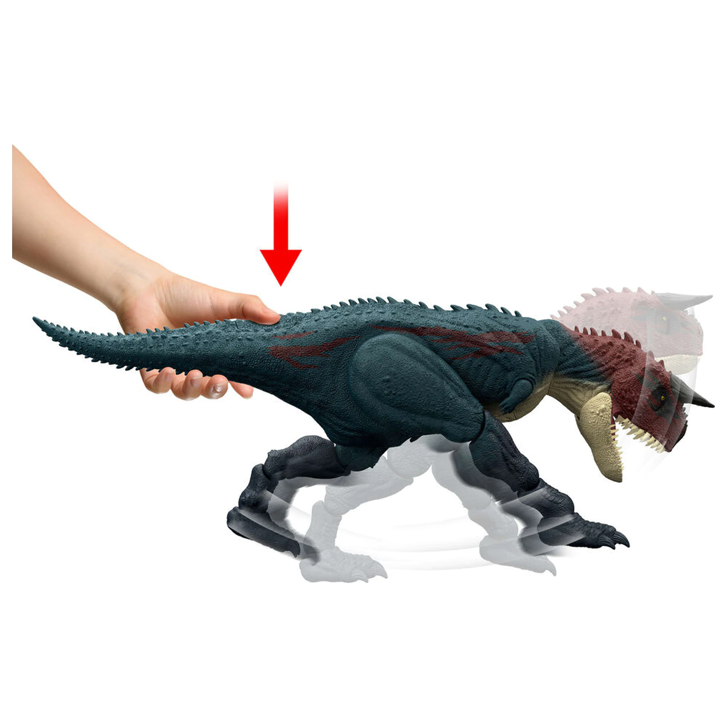 Jurassic World Carnotaurus dinosaur figure product photo