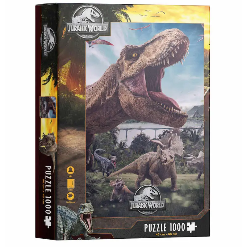 Jurassic World Jigsaw Puzzle Poster Rex (1000 pieces) product photo