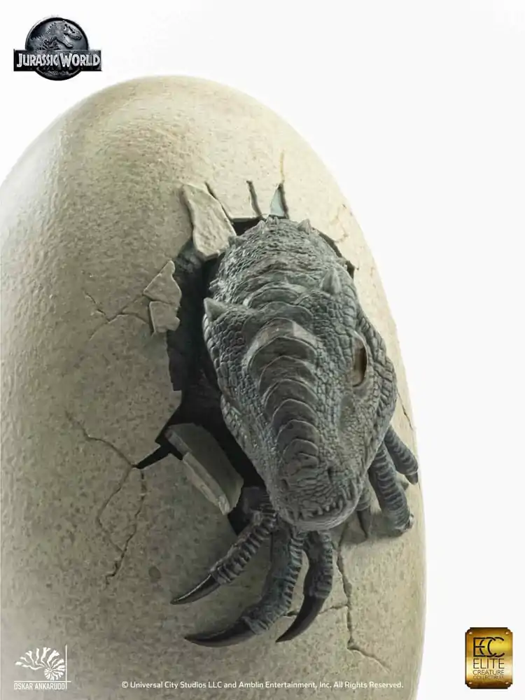 Jurassic World Set of 3 Statues 1/2 Hatching Indominus Rex 13 cm product photo