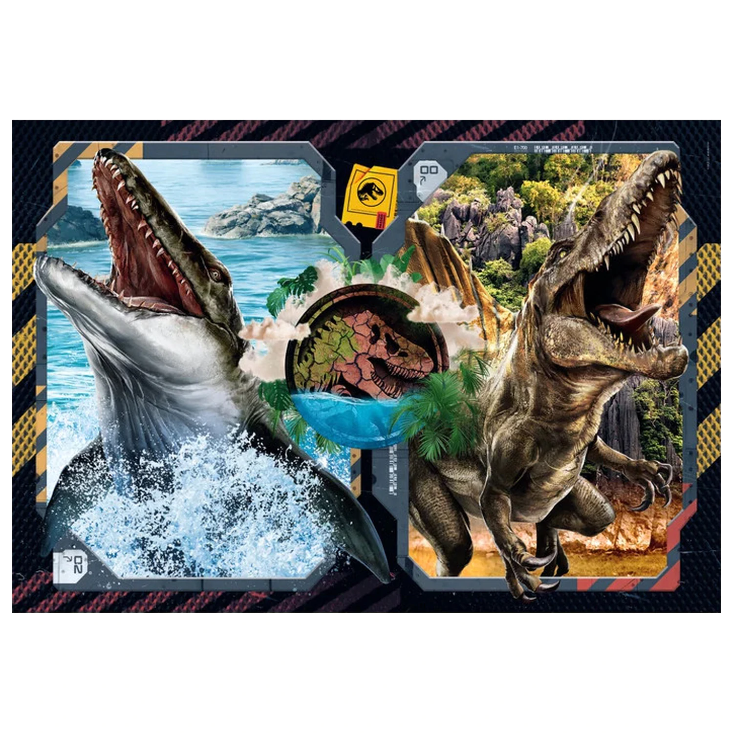 Jurassic World Danger Zone 2x60 piece puzzle product photo