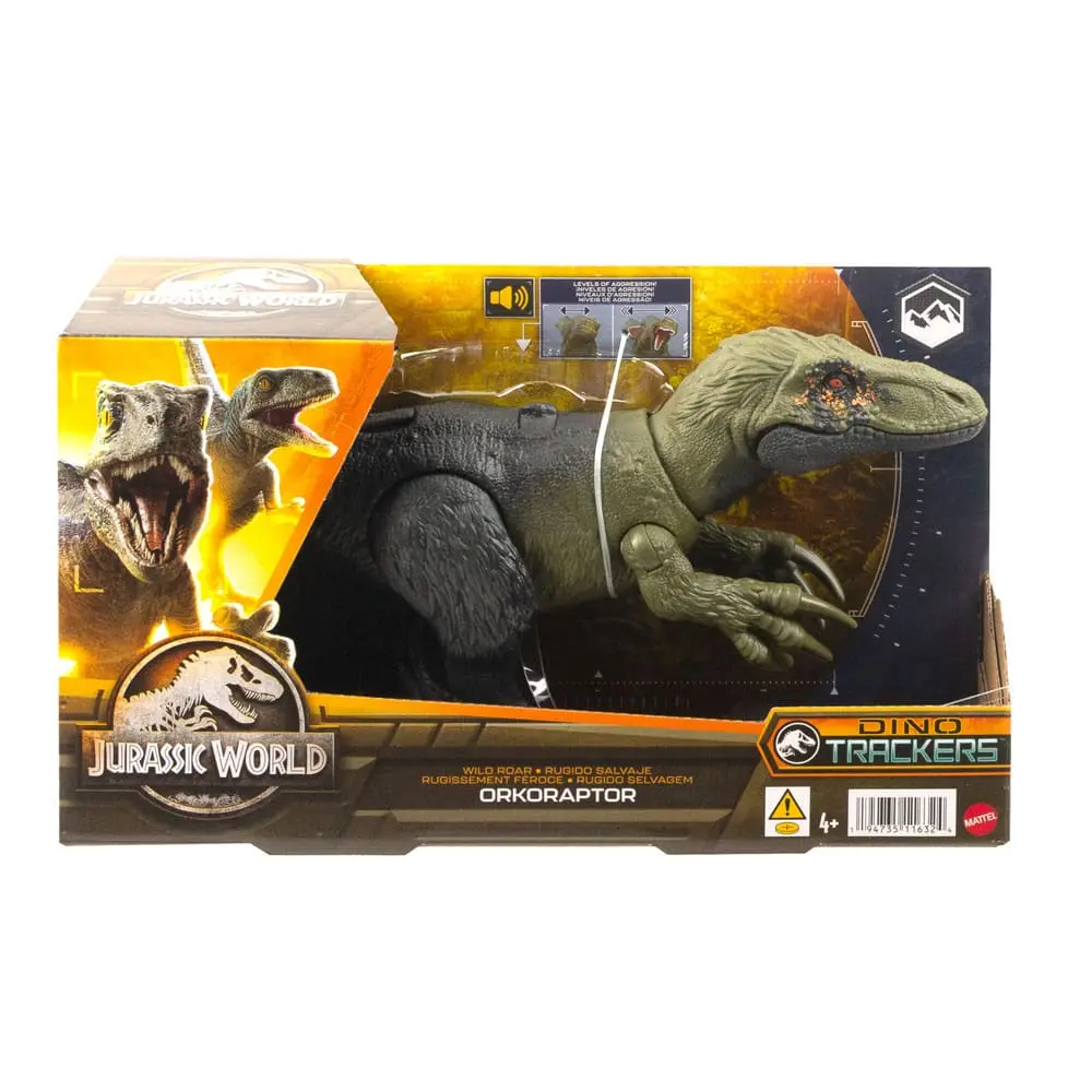 Jurassic World Dino Trackers Action Figure Wild Roar Orkoraptor product photo