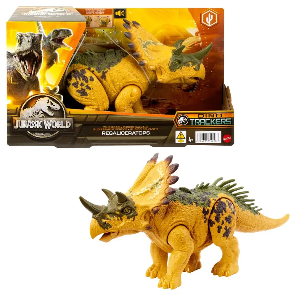 Jurassic World Dino Trackers Action Figure Wild Roar Regaliceratops product photo