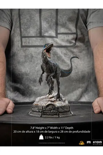 Jurassic World Dominion Art Scale Statue 1/10 Blue 19 cm product photo