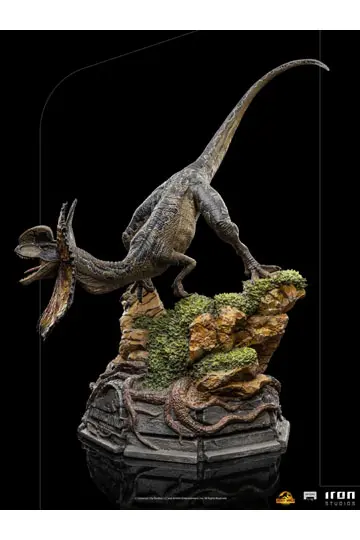 Jurassic World Dominion Art Scale Statue 1/10 Dilophosaurus 13 cm product photo