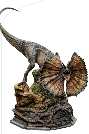 Jurassic World Dominion Art Scale Statue 1/10 Dilophosaurus 13 cm product photo