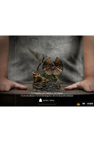 Jurassic World Dominion Art Scale Statue 1/10 Dilophosaurus 13 cm product photo