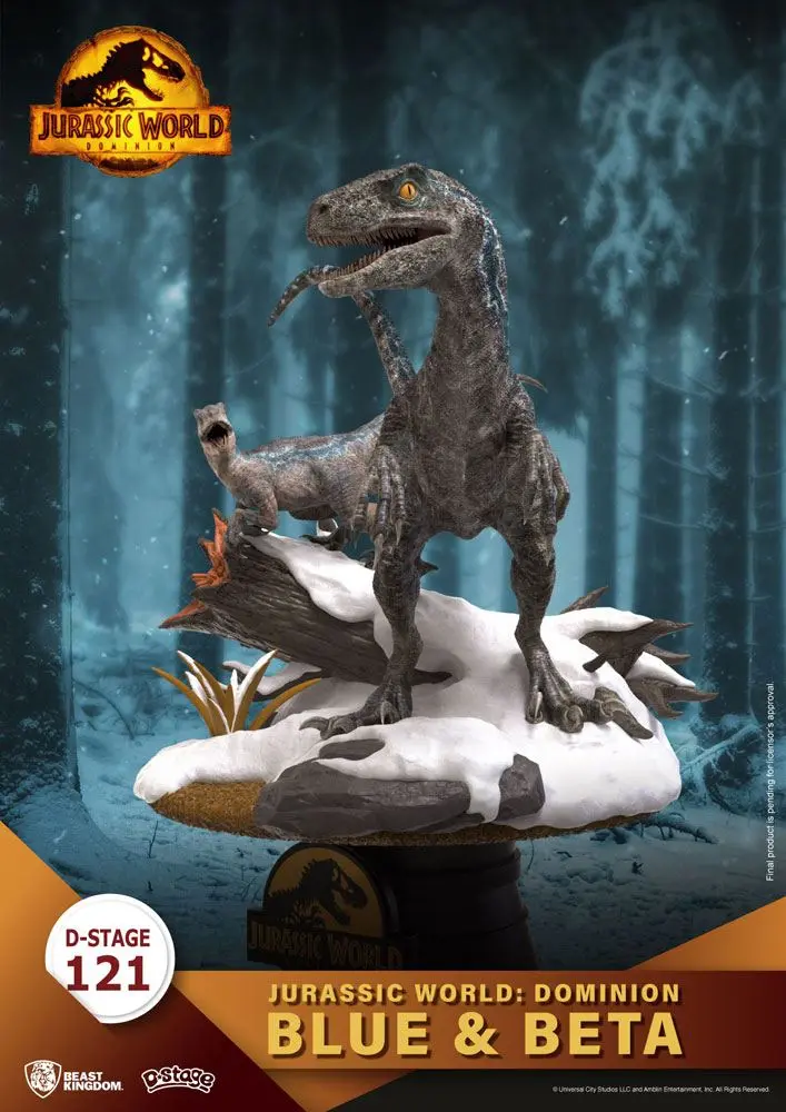 Jurassic World: Dominion D-Stage PVC Diorama Blue &amp; Beta 13 cm product photo