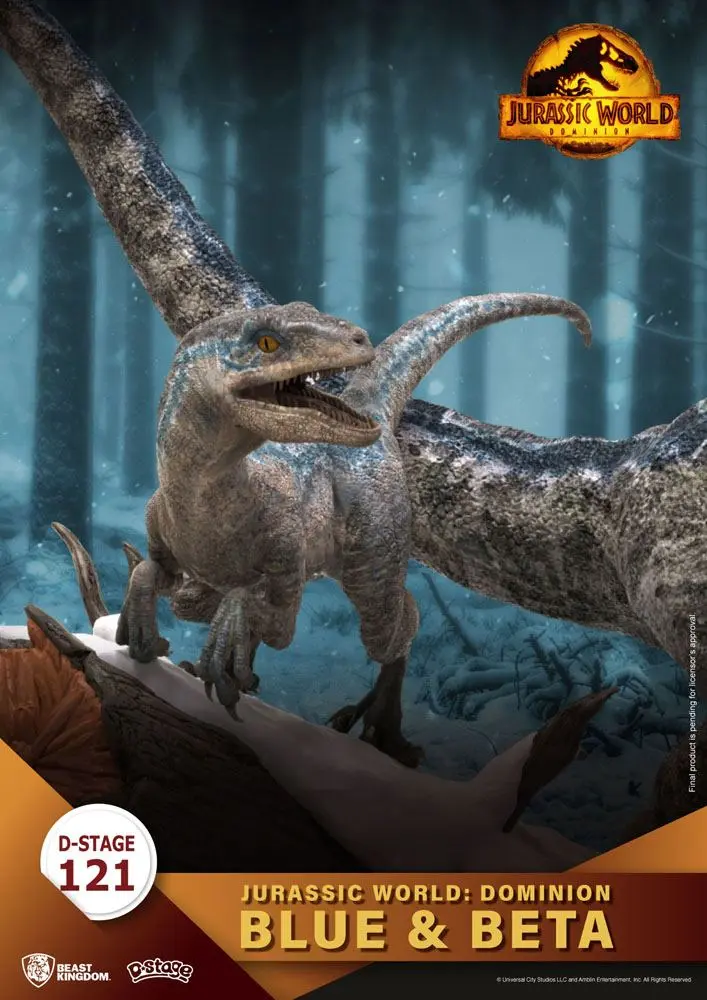 Jurassic World: Dominion D-Stage PVC Diorama Blue &amp; Beta 13 cm product photo