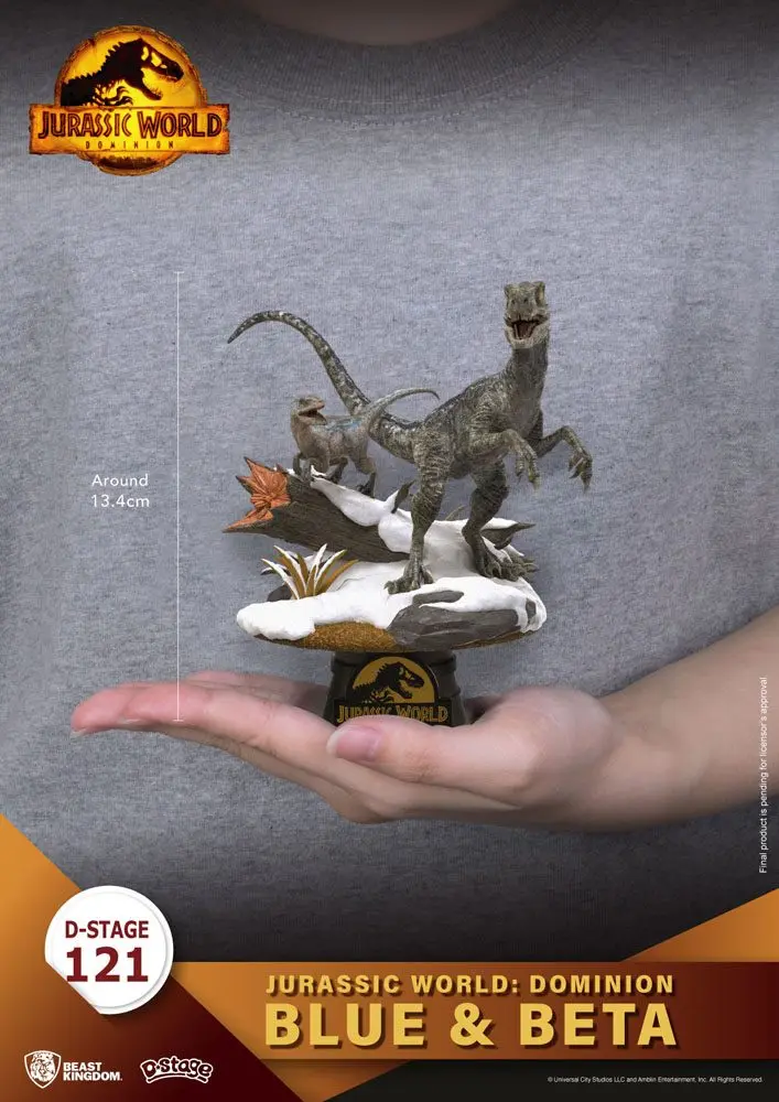 Jurassic World: Dominion D-Stage PVC Diorama Blue &amp; Beta 13 cm product photo