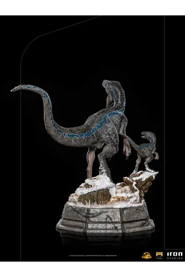 Jurassic World Dominion Deluxe Art Scale Statue 1/10 Blue and Beta 20 cm product photo
