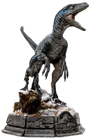 Jurassic World Dominion Deluxe Art Scale Statue 1/10 Blue and Beta 20 cm product photo