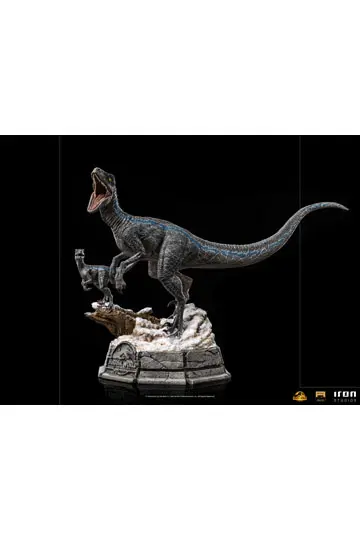Jurassic World Dominion Deluxe Art Scale Statue 1/10 Blue and Beta 20 cm product photo