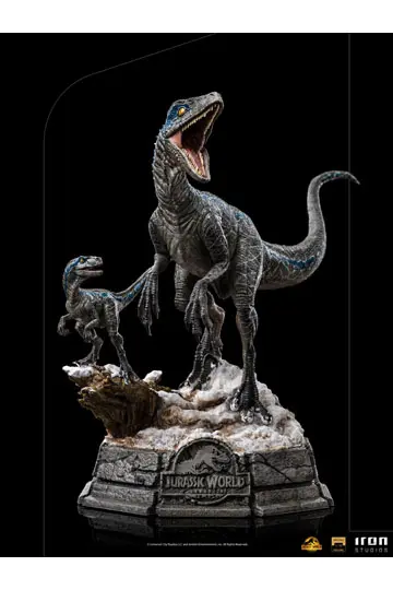Jurassic World Dominion Deluxe Art Scale Statue 1/10 Blue and Beta 20 cm product photo