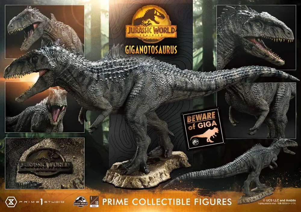 Jurassic World Dominion Prime Collectibles Statue 1/38 Giganotosaurus Toy Version 22 cm termékfotó