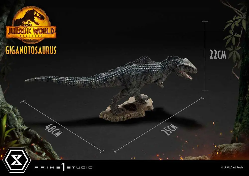 Jurassic World Dominion Prime Collectibles Statue 1/38 Giganotosaurus Toy Version 22 cm termékfotó