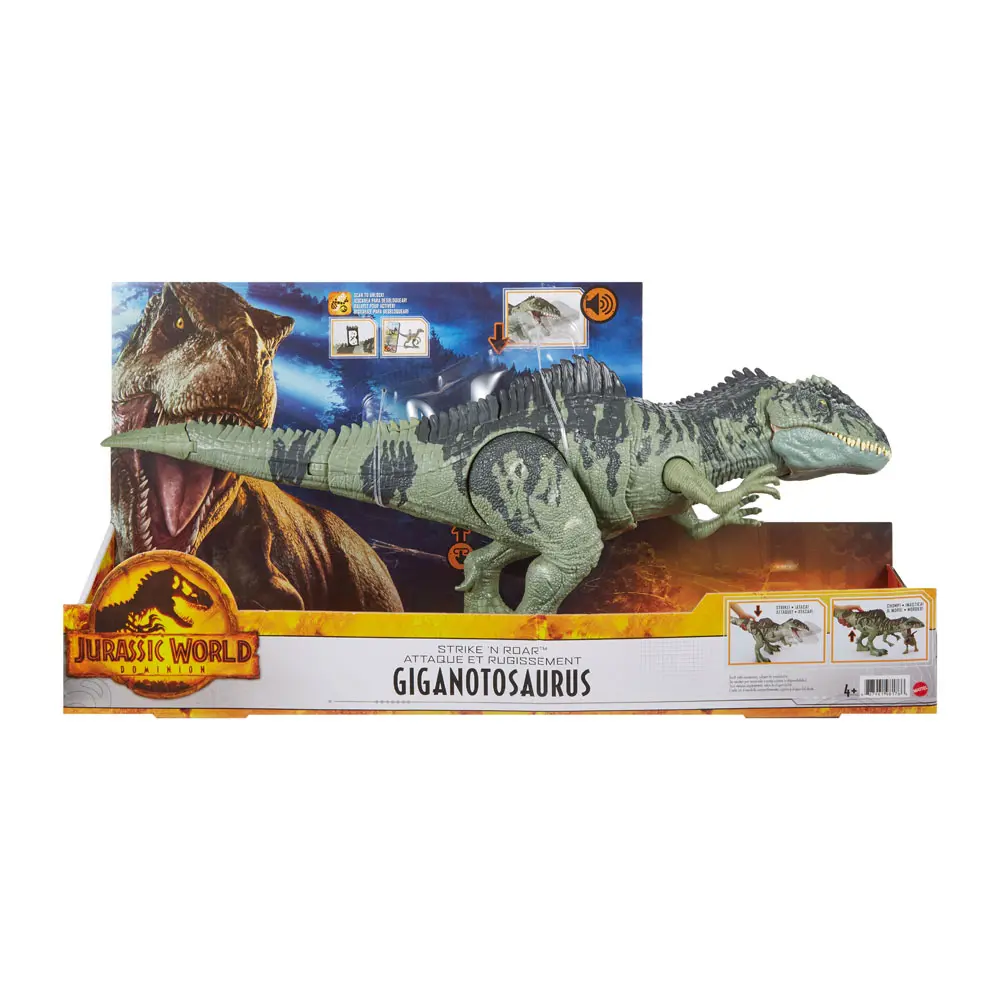 Jurassic World: Dominion Action Figure Strike 'n Roar Giganotosaurus product photo