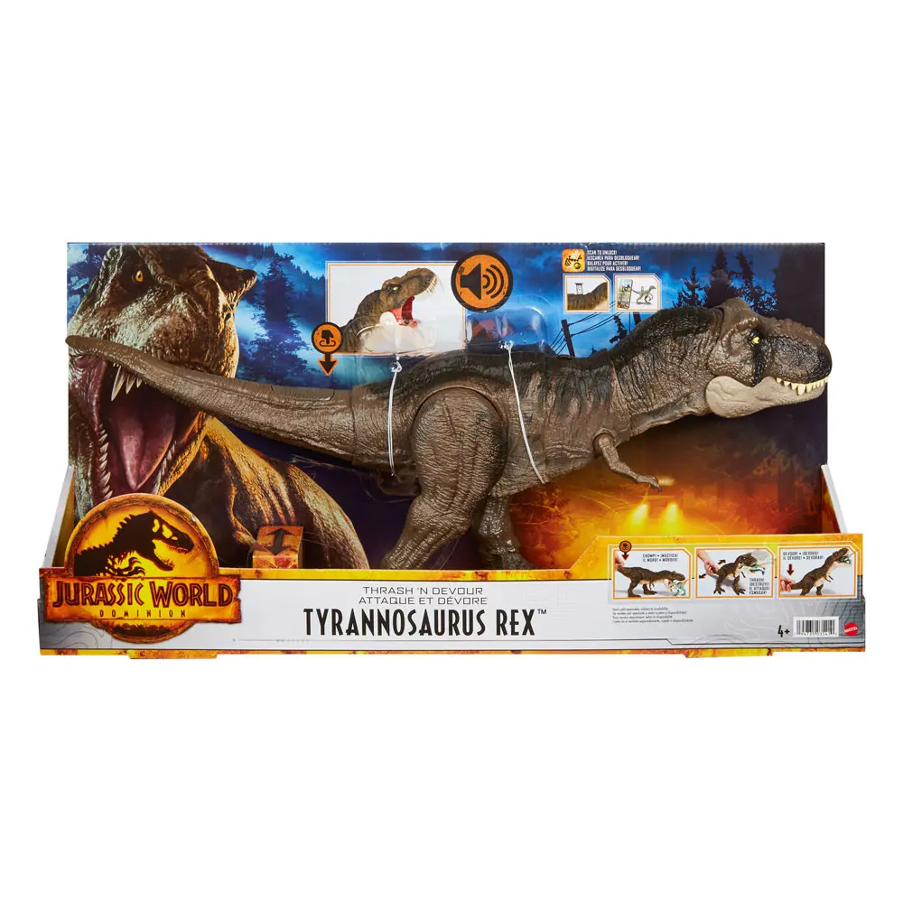 Jurassic World: Dominion Action Figure Thrash 'n Devour Tyrannosaurus Rex product photo
