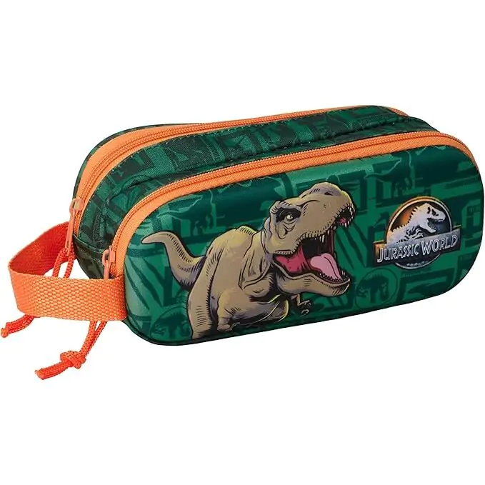 Jurassic World double 3D pencil case product photo