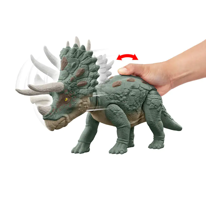 Jurassic World Epic Evolution Gigantic Trackers Triceratops figure 17cm product photo