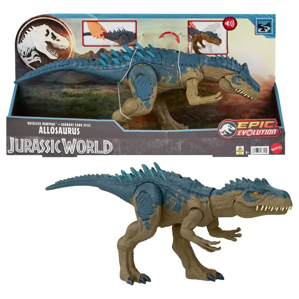 Jurassic World Epic Evolution Action Figure Ruthless Rampage Allosaurus product photo