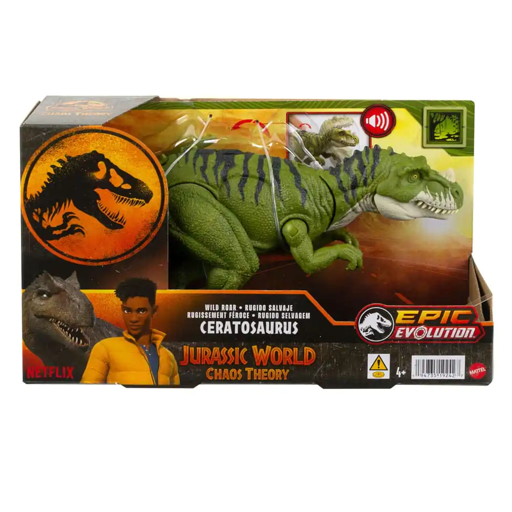 Jurassic World Epic Evolution Action Figure Wild Roar Ceratosaurus product photo