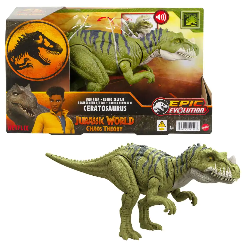 Jurassic World Epic Evolution Action Figure Wild Roar Ceratosaurus product photo