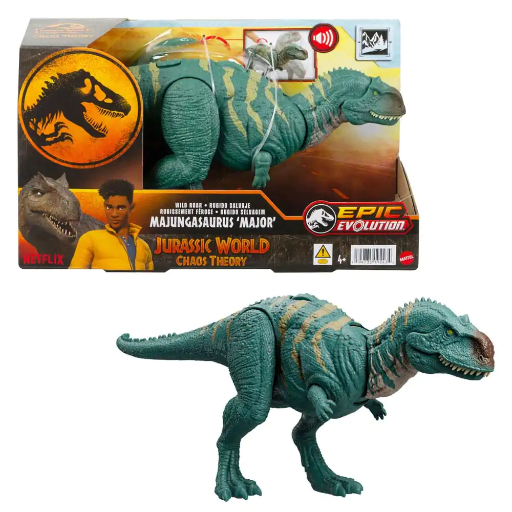 Jurassic World Epic Evolution Action Figure Wild Roar Majungasaurus product photo