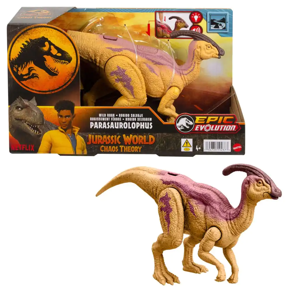 Jurassic World Epic Evolution Action Figure Wild Roar Parasaurolophus product photo