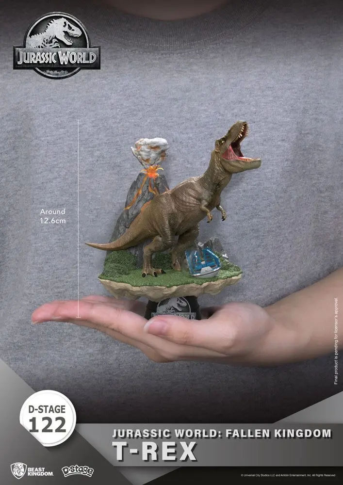 Jurassic World: Fallen Kingdom D-Stage PVC Diorama T-Rex 13 cm product photo