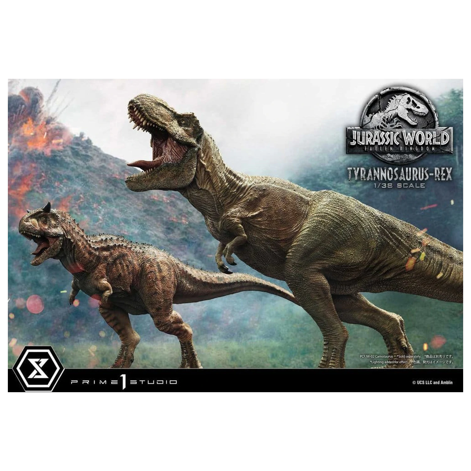 Jurassic World: Fallen Kingdom (Film) Prime Collectible Figures Statue 1/38 Tyrannosaurus Rex 23 cm product photo