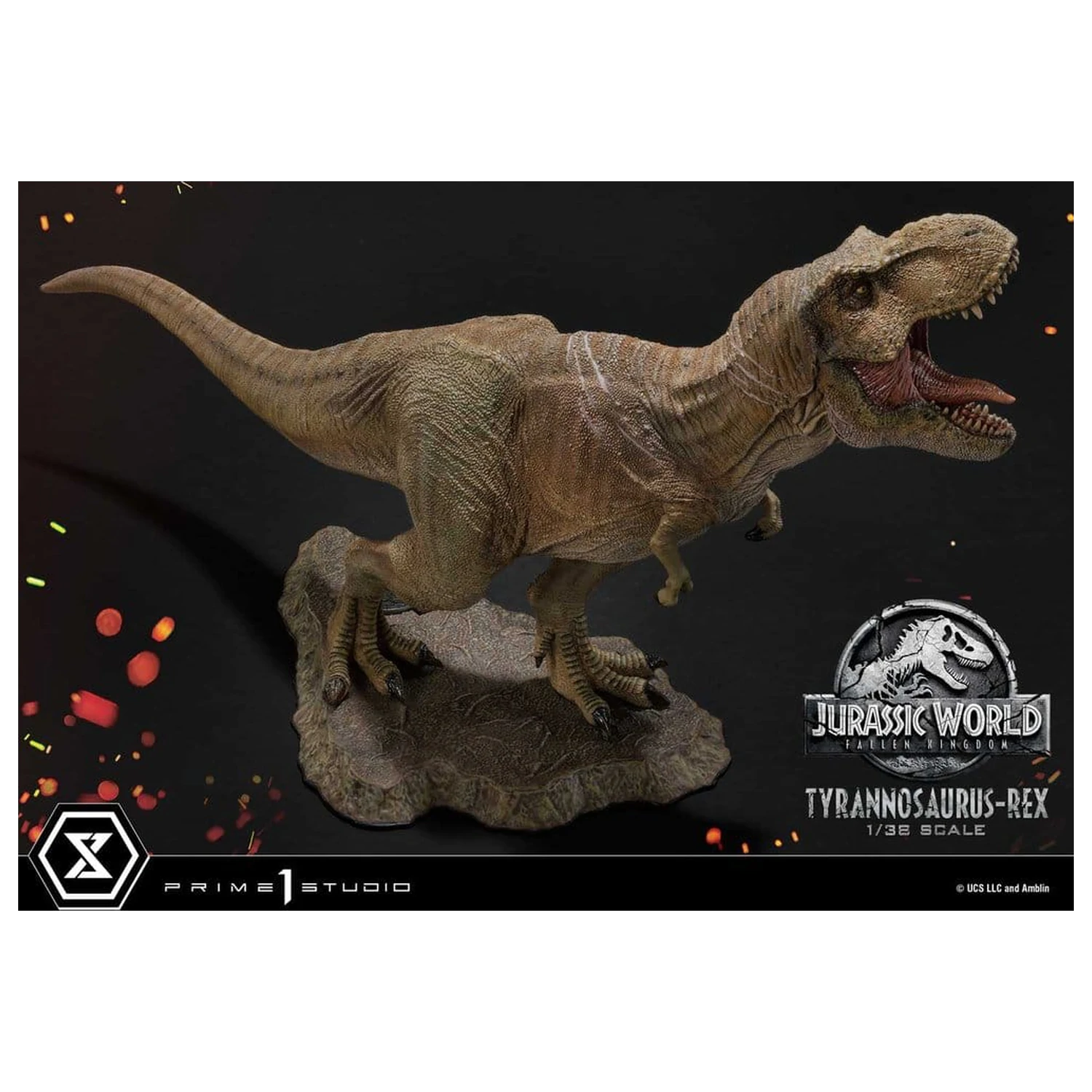 Jurassic World: Fallen Kingdom (Film) Prime Collectible Figures Statue 1/38 Tyrannosaurus Rex 23 cm product photo