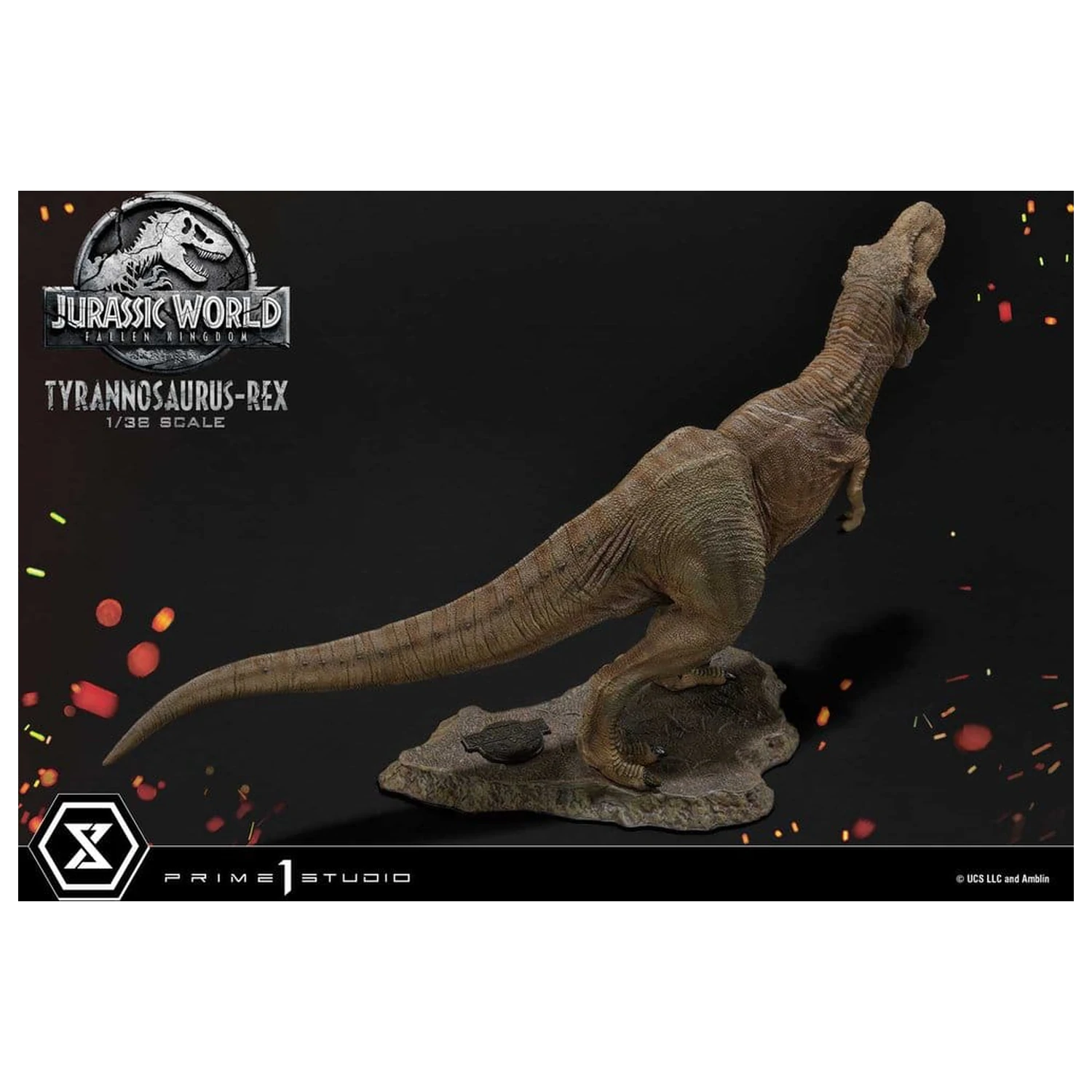 Jurassic World: Fallen Kingdom (Film) Prime Collectible Figures Statue 1/38 Tyrannosaurus Rex 23 cm product photo