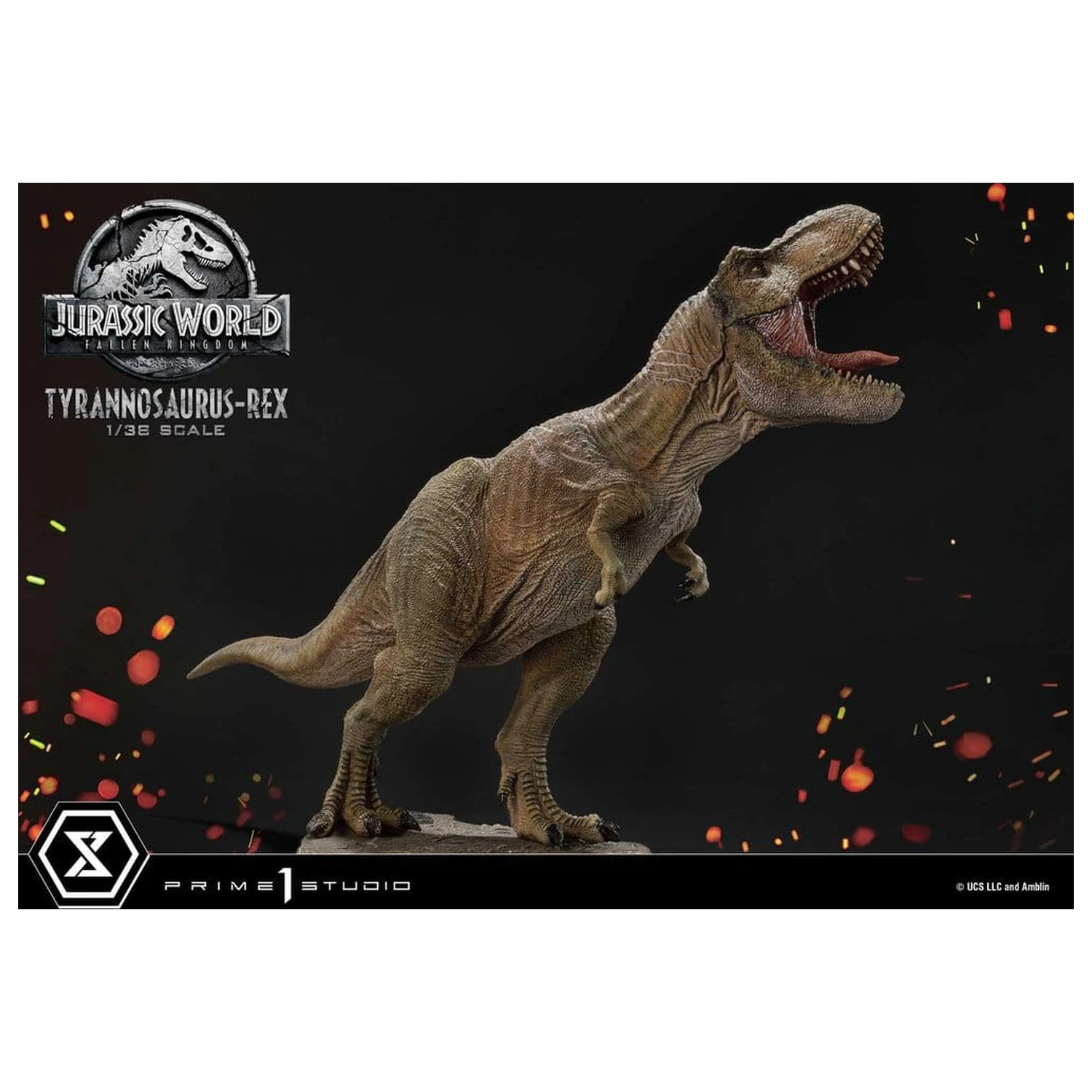 Jurassic World: Fallen Kingdom (Film) Prime Collectible Figures Statue 1/38 Tyrannosaurus Rex 23 cm product photo
