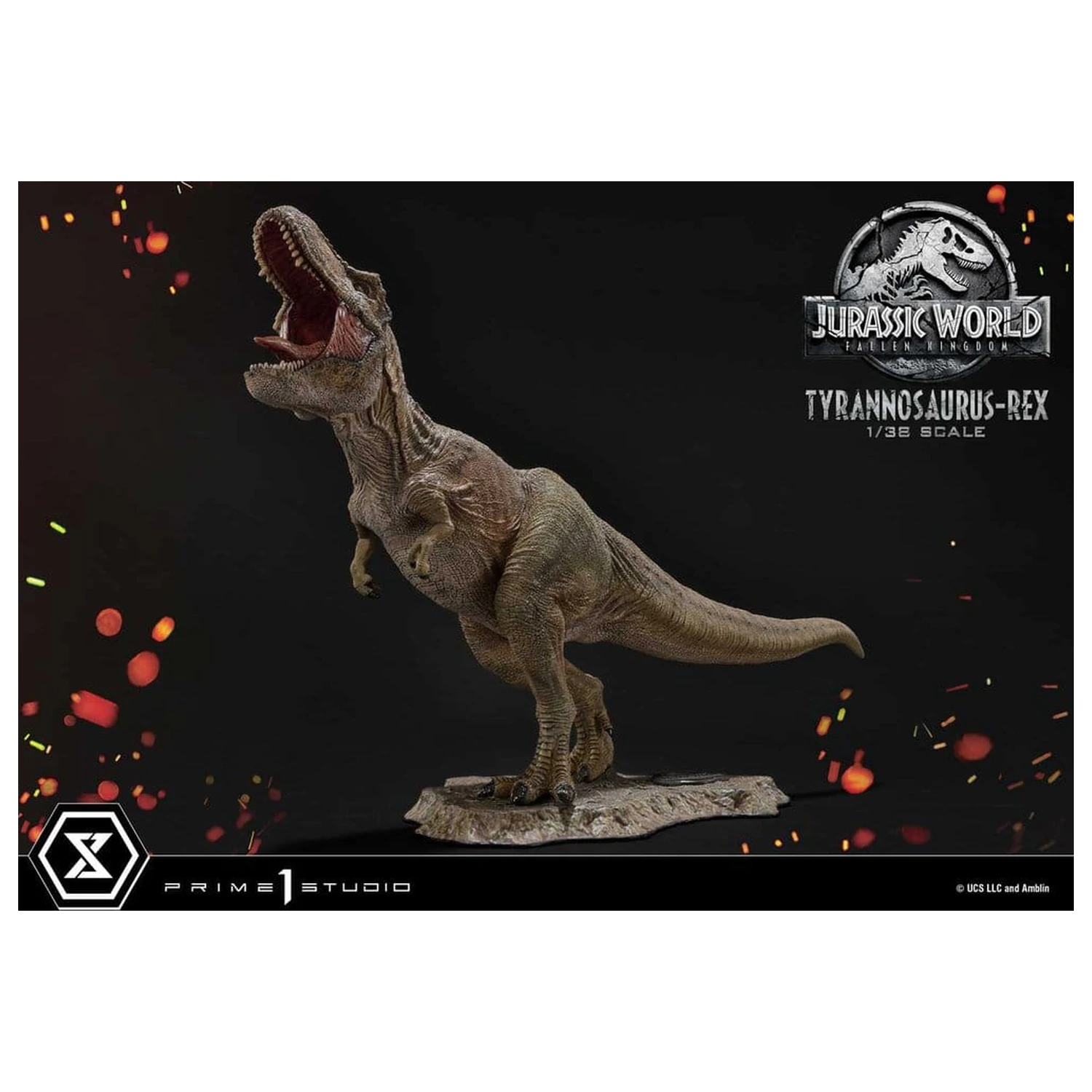 Jurassic World: Fallen Kingdom (Film) Prime Collectible Figures Statue 1/38 Tyrannosaurus Rex 23 cm product photo
