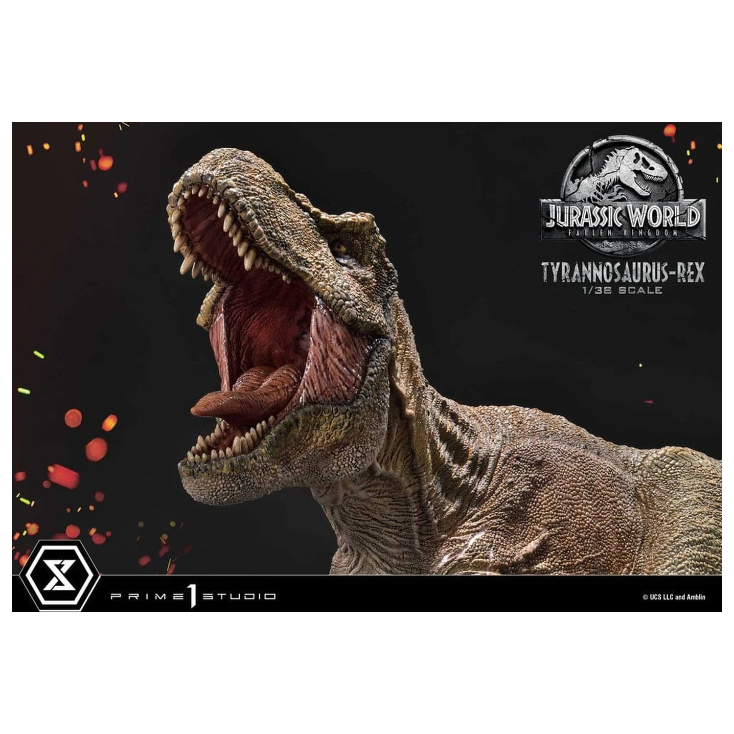 Jurassic World: Fallen Kingdom (Film) Prime Collectible Figures Statue 1/38 Tyrannosaurus Rex 23 cm product photo