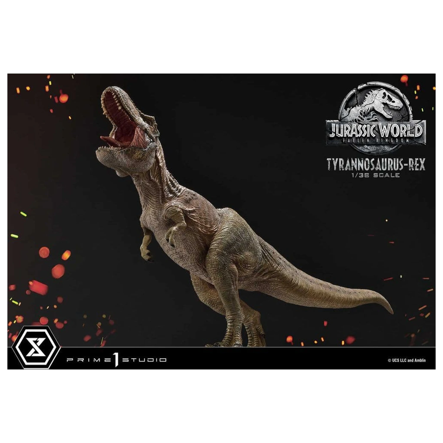 Jurassic World: Fallen Kingdom (Film) Prime Collectible Figures Statue 1/38 Tyrannosaurus Rex 23 cm product photo