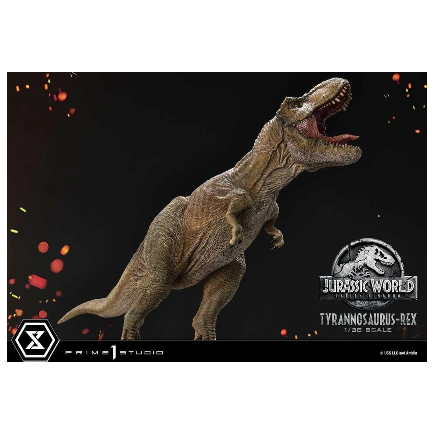 Jurassic World: Fallen Kingdom (Film) Prime Collectible Figures Statue 1/38 Tyrannosaurus Rex 23 cm product photo